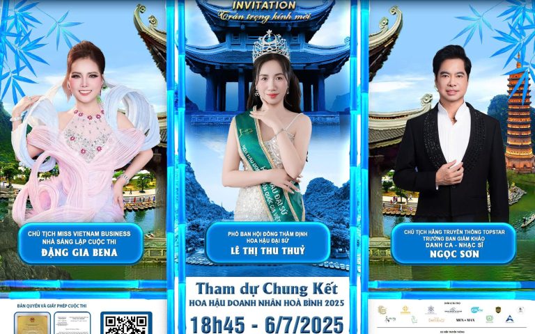 Hoa hậu Đại sứ Thu Thủy giữ vai trò Phó Ban Hội đồng thẩm định tại đất cố Đô