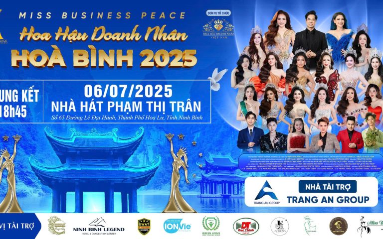 Tràng An Group tài trợ lớn cho Hoa hậu Doanh nhân Hòa Bình 2025: Dấu ấn của một doanh nghiệp vì cộng đồng