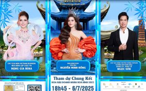 Hoa hậu Nguyễn Minh Hồng “cầm cân nảy mực” cuộc thi Hoa hậu Doanh nhân Hòa Bình 2025