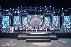 Non nước Ninh Bình hòa chung nhịp đập cùng buổi tổng duyệt Chung kết Hoa hậu Doanh nhân Hòa bình 2025