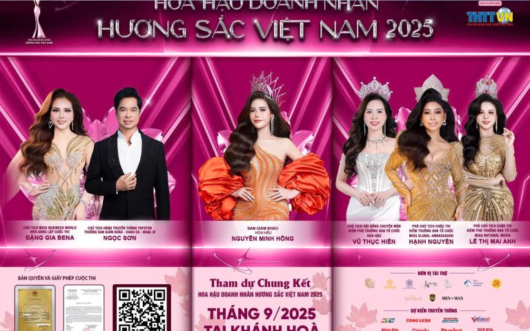 Hoa hậu Doanh nhân Quốc gia Việt Nam 2025 Nguyễn Minh Hồng đảm nhận trọng trách giám khảo tại Khánh Hòa