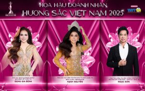 Miss Global Ambassador Hạnh Nguyên giữ vai trò chủ chốt tại cuộc thi Hoa hậu Doanh nhân Hương sắc Việt Nam 2025