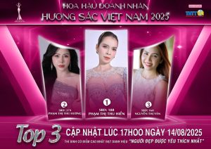 Cuộc rượt đuổi ngoạn mục của 3 bóng hồng dẫn đầu bình chọn Hoa hậu Doanh nhân Hương sắc Việt Nam 2025