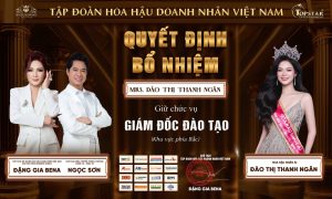 Hoa hậu Nhân ái Đào Thị Thanh Ngân giữ vai trò Giám đốc đào tạo khu vực phía Bắc Tập đoàn Hoa hậu Doanh nhân Việt Nam