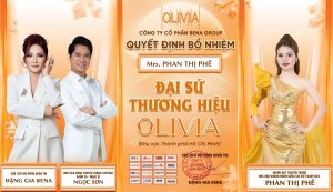CEO Phan Thị Phê chính thức trở thành Đại sứ thương hiệu Olivia
