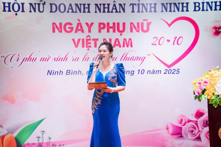 Dấu ấn Hoa hậu Trí tuệ Phạm Duy trong chương trình gặp mặt 20/10 của Hội Nữ Doanh nhân Ninh Bình