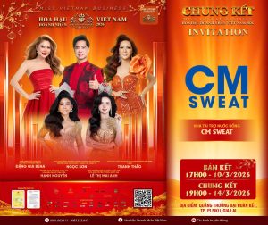 CM SWEAT chính thức trở thành Nhà tài trợ nước uống cho Hoa hậu Doanh nhân Việt Nam 2026