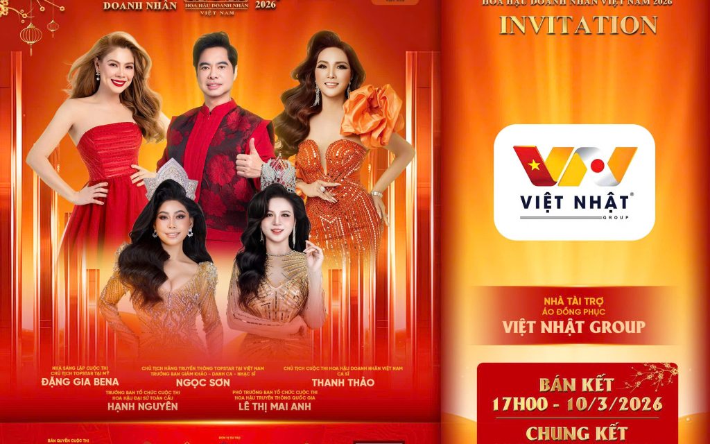 Hoa hậu Trí tuệ Phạm Duy và Việt Nhật Group đồng hành cùng Hoa hậu Doanh nhân Việt Nam 2026