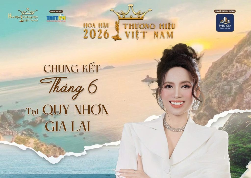 Hoa hậu Ban Thị Thu trở lại Quy Nhơn – Gia Lai với vai trò Ban giám khảo Hoa hậu Thương hiệu Việt Nam 2026