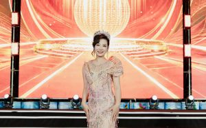 Á hậu Vũ Thị Mùi diện đầm dạ hội “chặt chém”, chiếm trọn spotlight Chung kết Hoa hậu Thương hiệu Việt Nam 2026