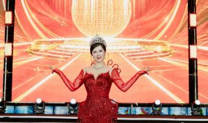 Hoa hậu Đại sứ Chu Thị Hồng Hoa gây thương nhớ với sắc đỏ quyền lực tại Chung kết Hoa hậu Thương hiệu Việt Nam 2026