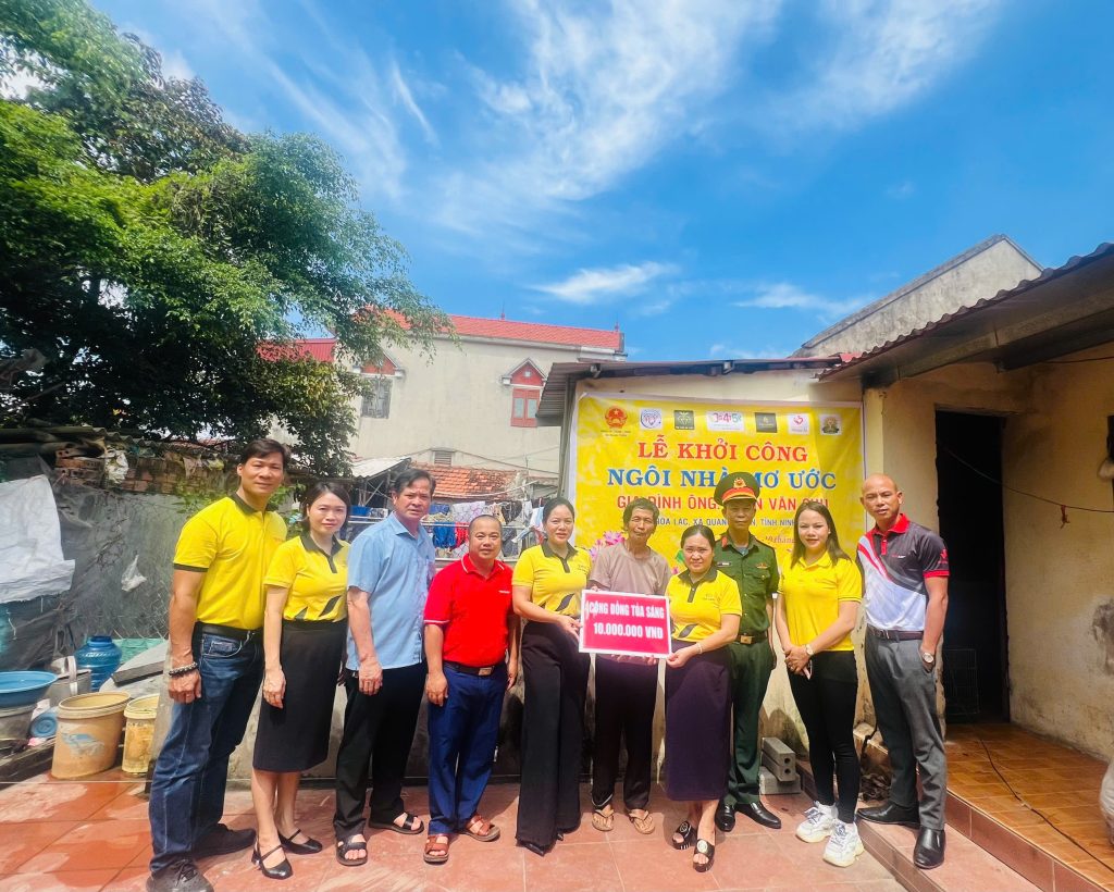 TC Advisor cùng Cộng đồng Sunshine khởi công “Ngôi nhà Mơ ước số 121” tại Ninh Bình
