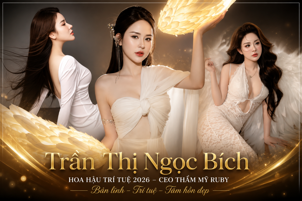 Người đẹp Hà thành Trần Thị Ngọc Bích và câu chuyện chạm đến trái tim từ chiếc vương miện Hoa hậu Trí tuệ