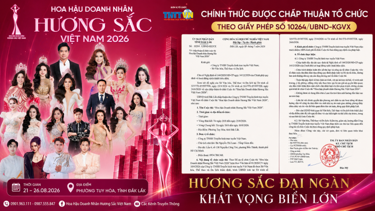 Đắk Lắk sẵn sàng cho Hoa hậu Doanh nhân Hương sắc Việt Nam 2026 với chủ đề “Hương sắc đại ngàn – Khát vọng biển lớn”