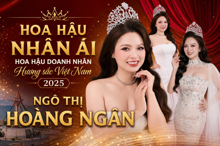 Hoa hậu Nhân ái Hoàng Ngân khép lại nhiệm kỳ, trở lại “ghế nóng” Hoa hậu Doanh nhân Hương sắc Việt Nam 2026