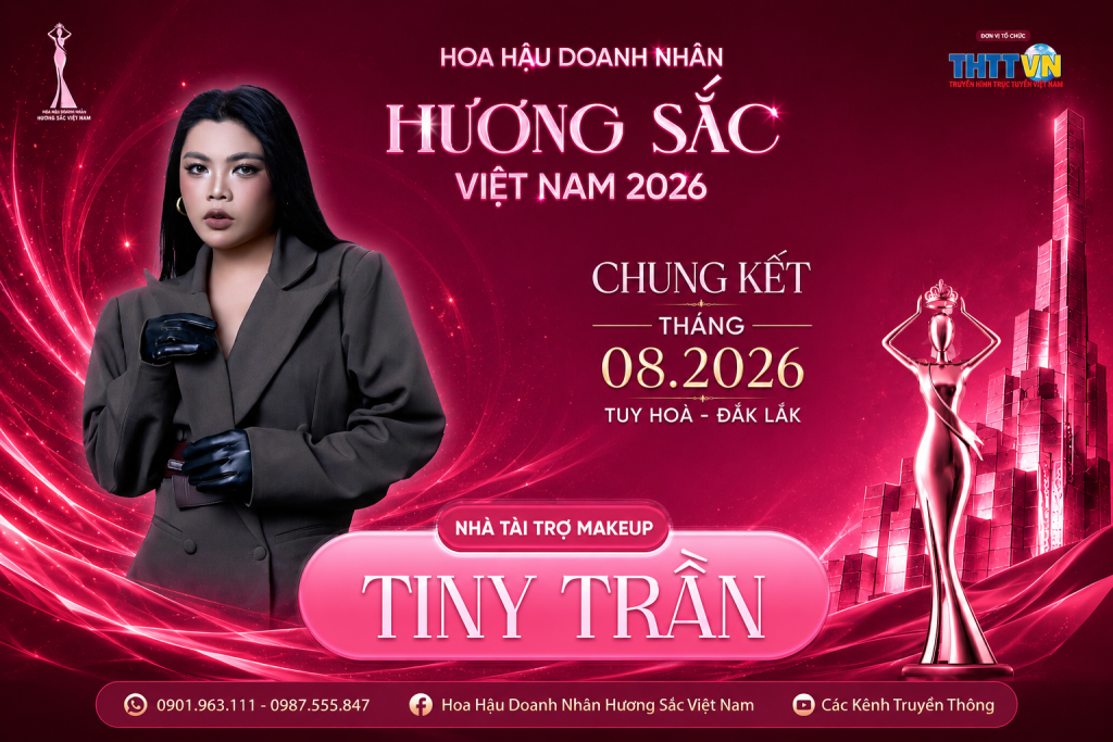 Chuyện của Tiny Trần – Gần 2 thập kỷ giữ lửa nghề và hành trình xây dựng Tiny Trần Makeup Academy