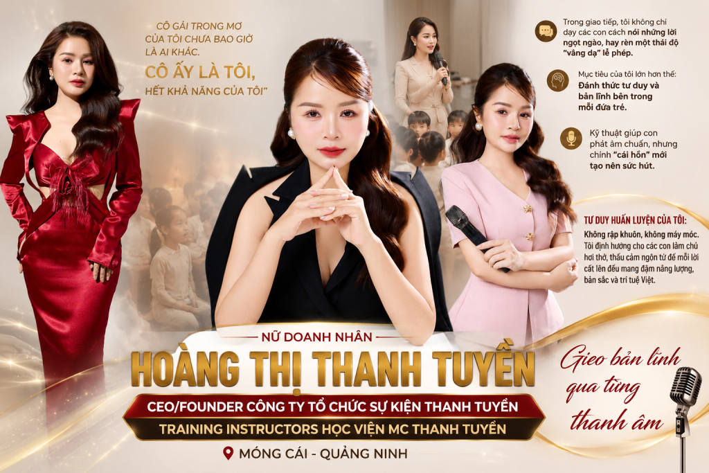Nữ doanh nhân Hoàng Thị Thanh Tuyền lấy cảm xúc làm nền tảng cho nghệ thuật giọng nói