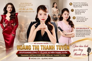 Nữ doanh nhân Hoàng Thị Thanh Tuyền lấy cảm xúc làm nền tảng cho nghệ thuật giọng nói